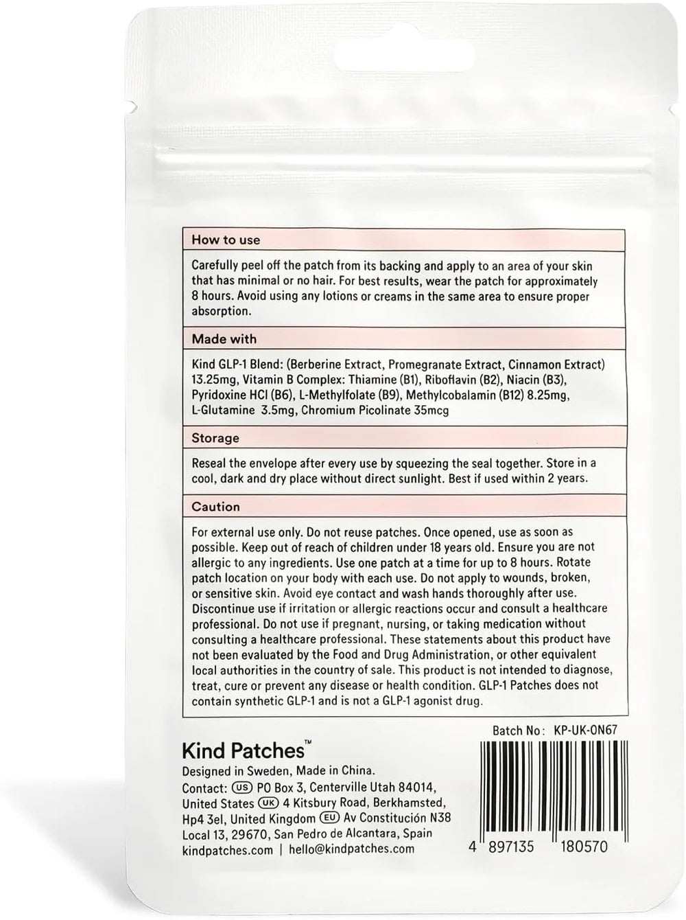 GLP-1 Boost Patches